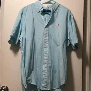 Men’s button down stripped shirt